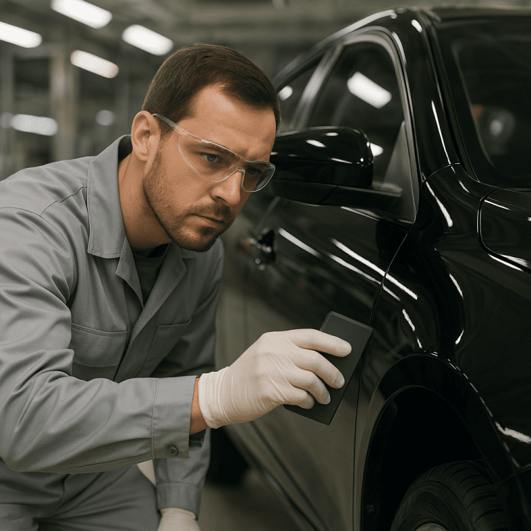 Jak wygląda praca przy kontroli jakości lakieru