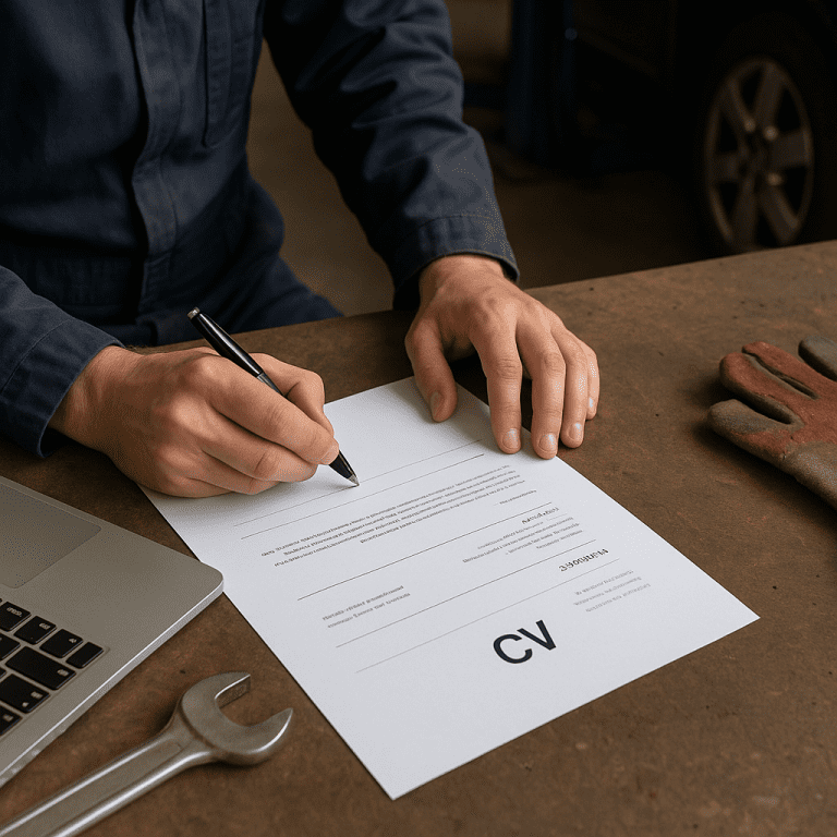 Jak przygotować CV do pracy w warsztacie