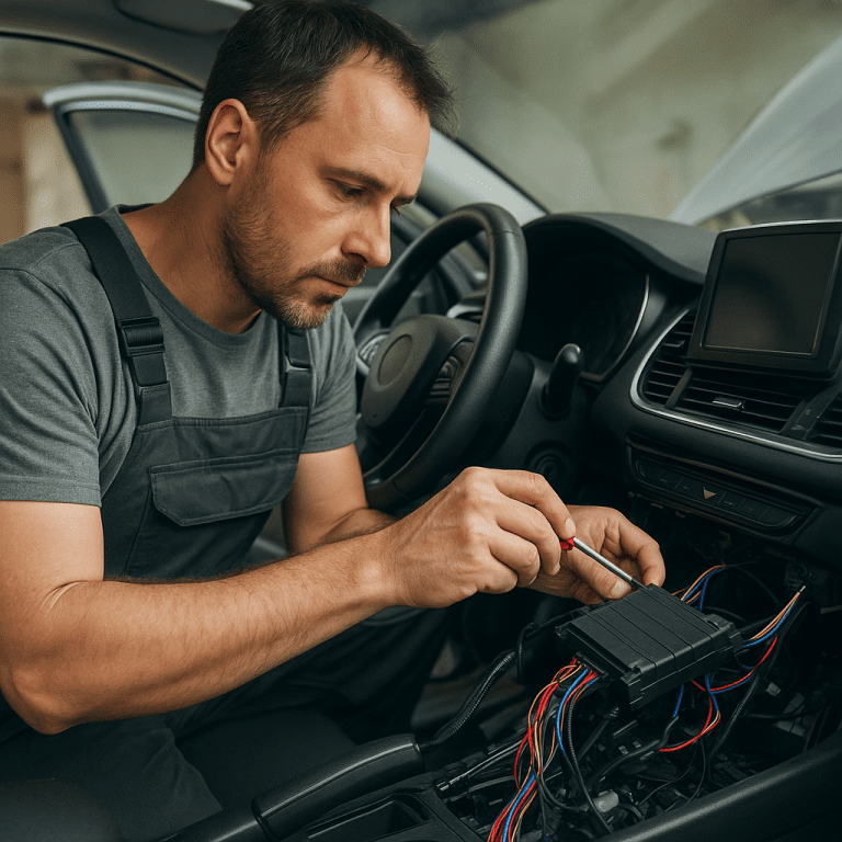 Jak wygląda praca przy montażu systemów bezpieczeństwa w autach