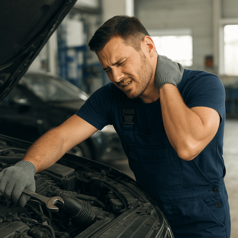 Jakie są najczęstsze kontuzje w pracy mechanika i jak ich unikać