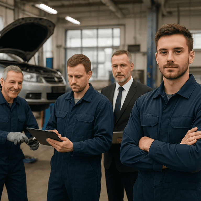 Jakie są ścieżki awansu w serwisie samochodowym