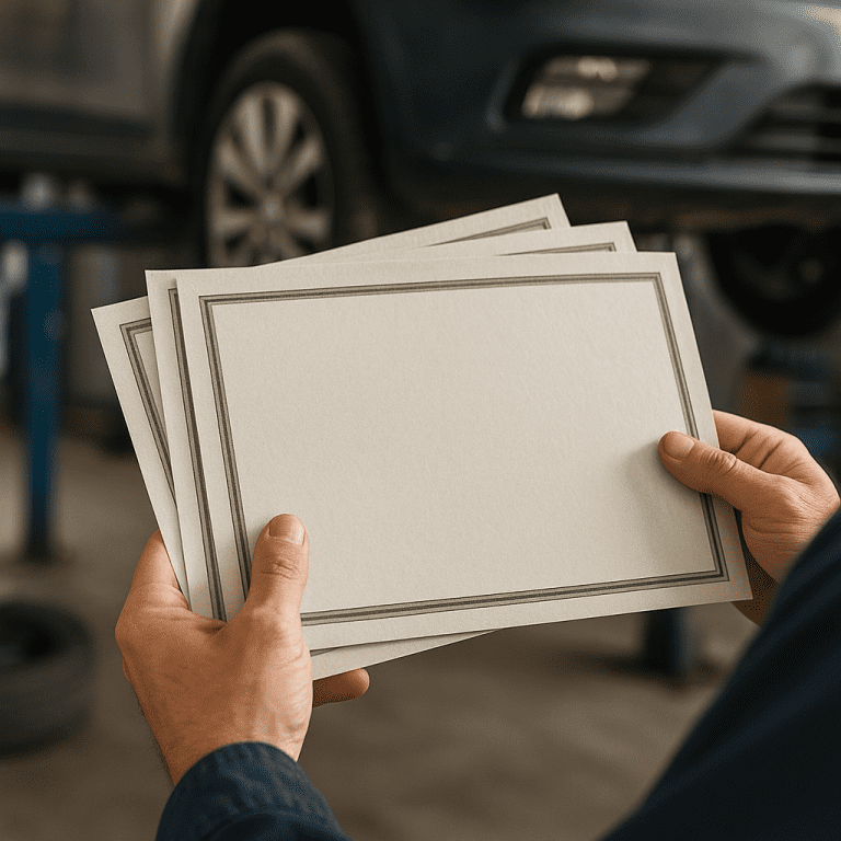 Jakie certyfikaty są przydatne w branży automotive