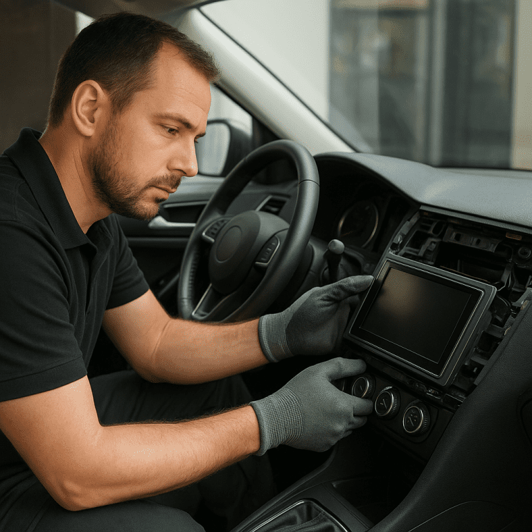 Jak wygląda praca przy montażu systemów infotainment