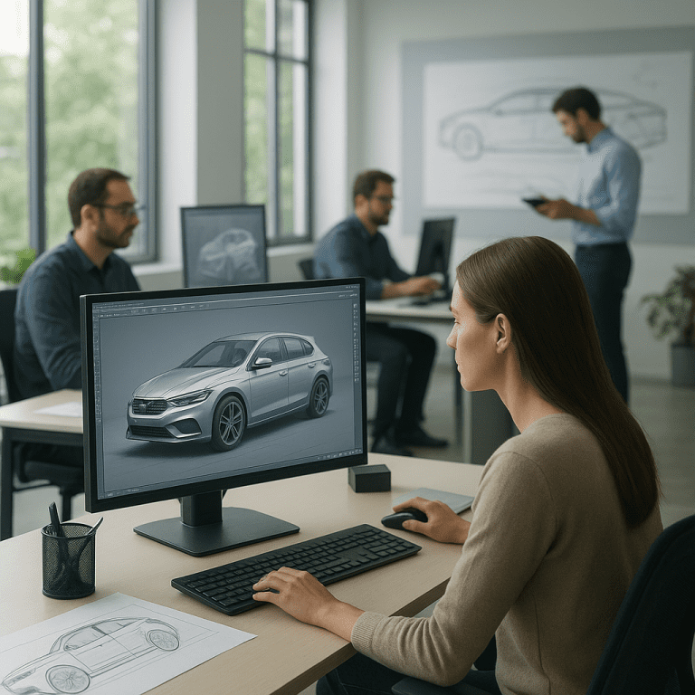 Jak wygląda praca w biurze projektowym producenta samochodów