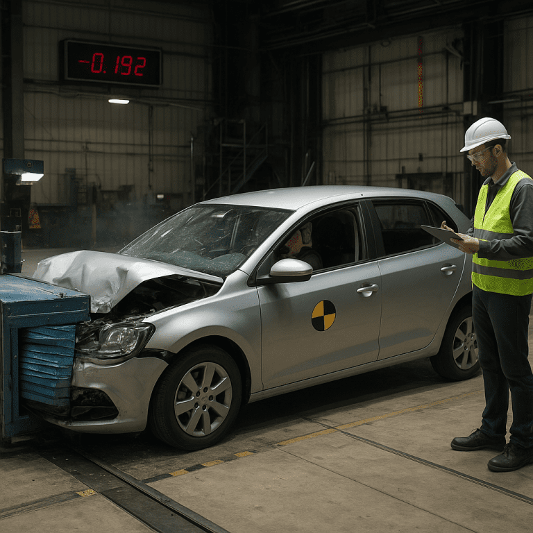 Jak wygląda praca w centrum badań crash-testów