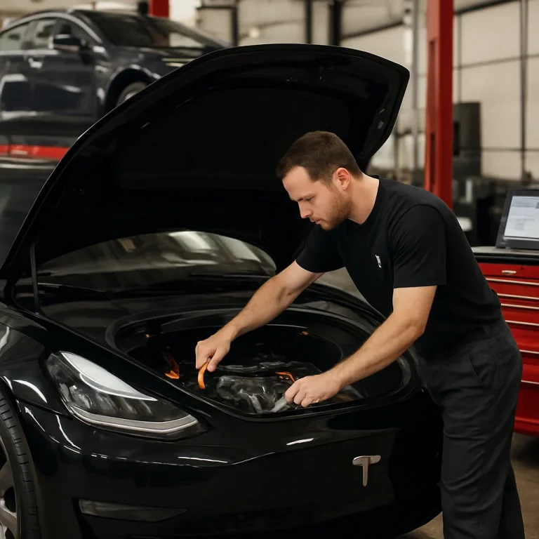 Jak wygląda praca w serwisie aut elektrycznych Tesli