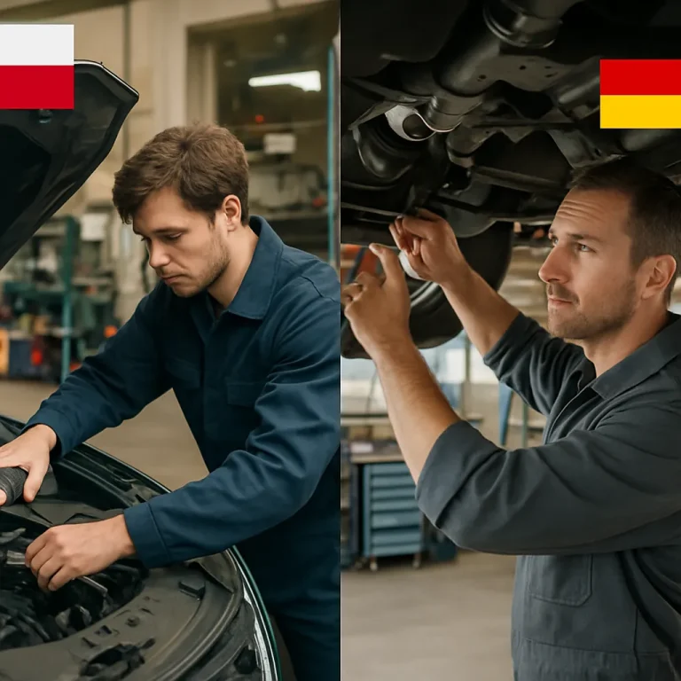 Jakie są różnice w pracy w motoryzacji między Polską a Niemcami